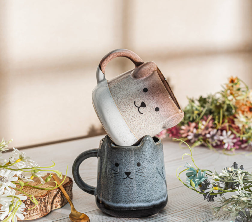 Mojave Glazed Cat Mug