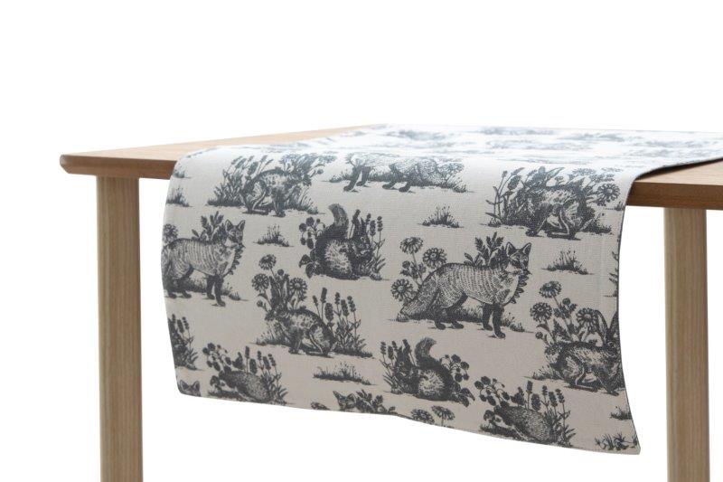 Forest Toile Woodland Design Table Runner