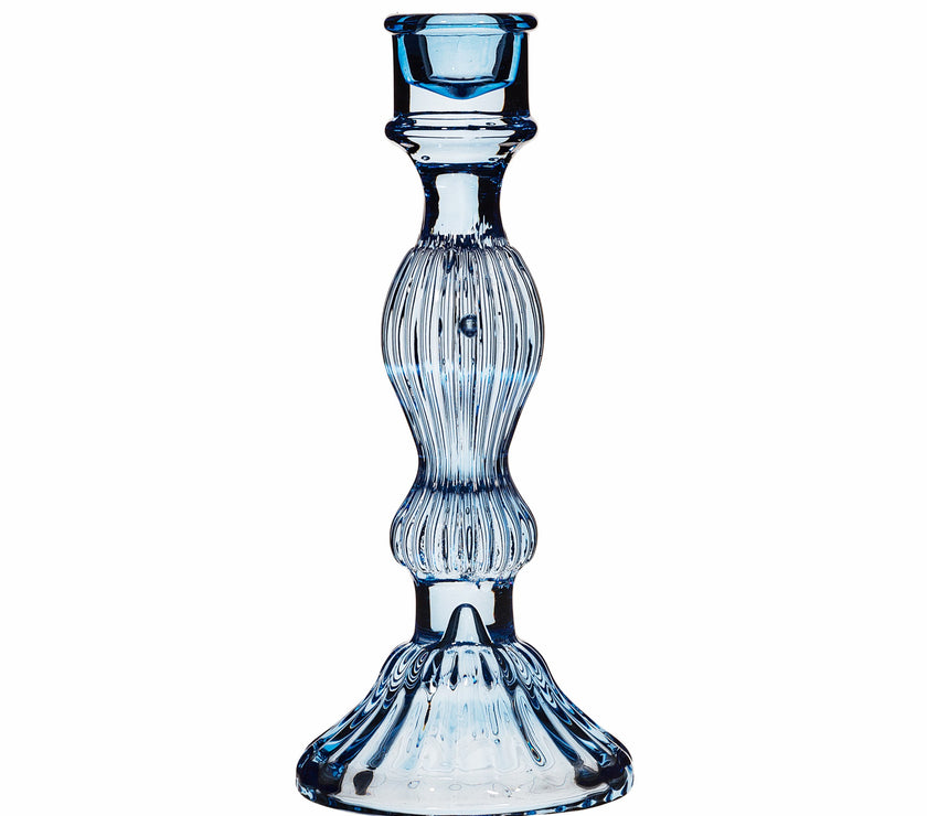 Vintage Style Glass Candle Holder