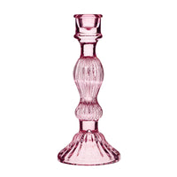 Vintage Style Glass Candle Holder