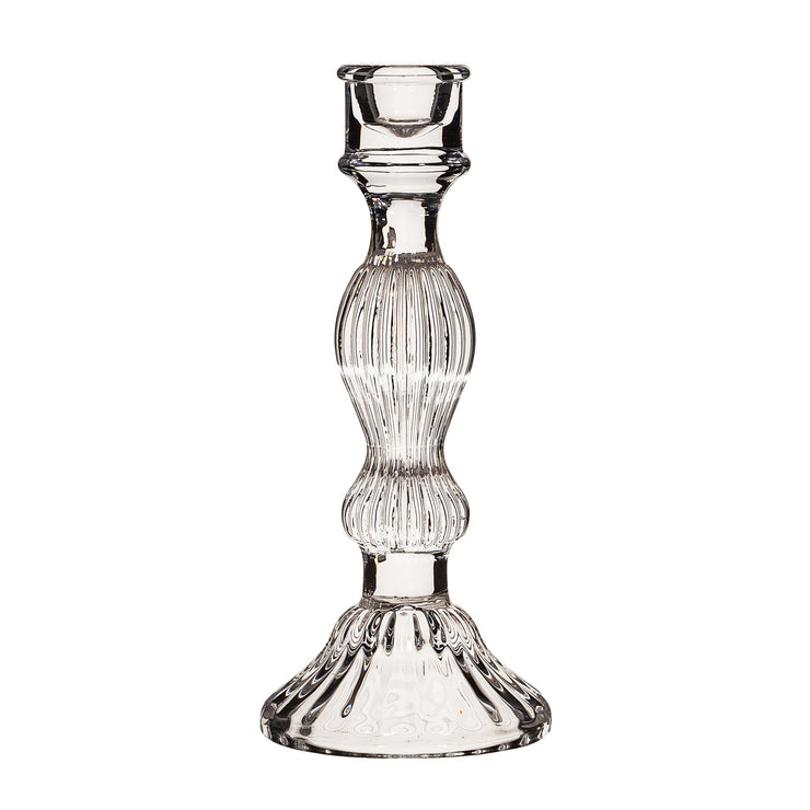 Vintage Style Glass Candle Holder