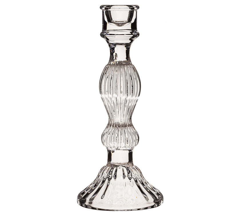 Vintage Style Glass Candle Holder