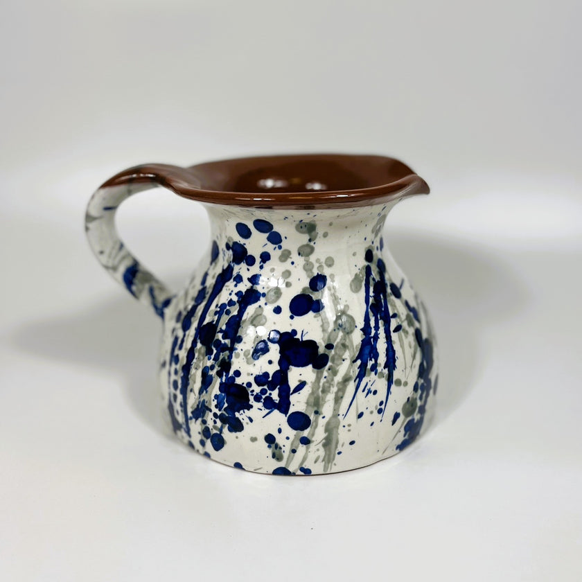 Hand Painted Spanish Ceramic Pitcher Jug