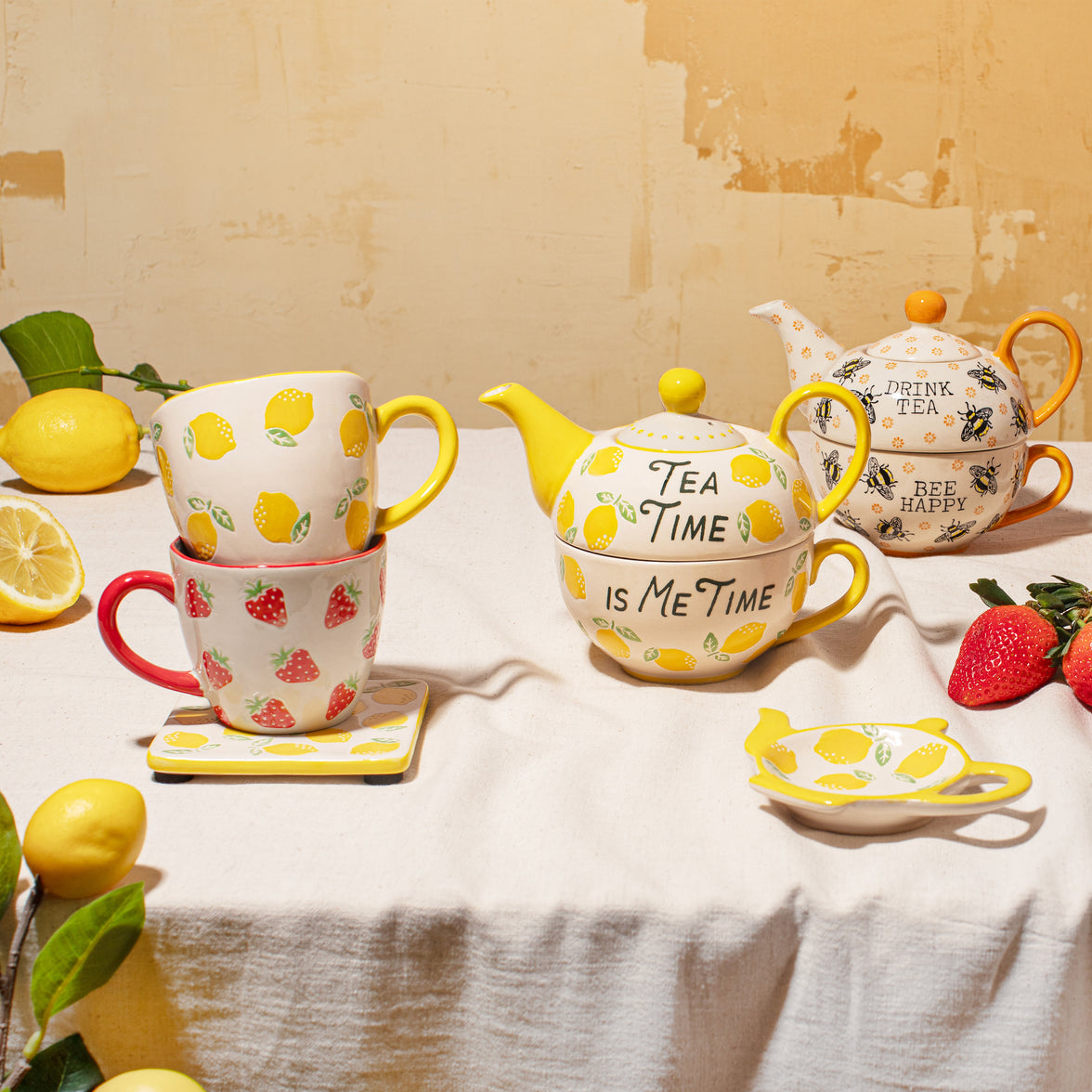 Lemon Coaster - Set of 4