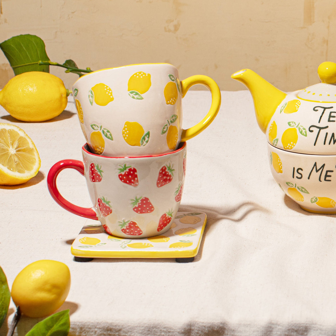 Yellow Lemon Mug