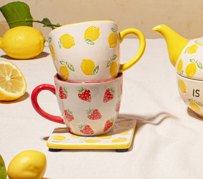 Red Strawberry Mug