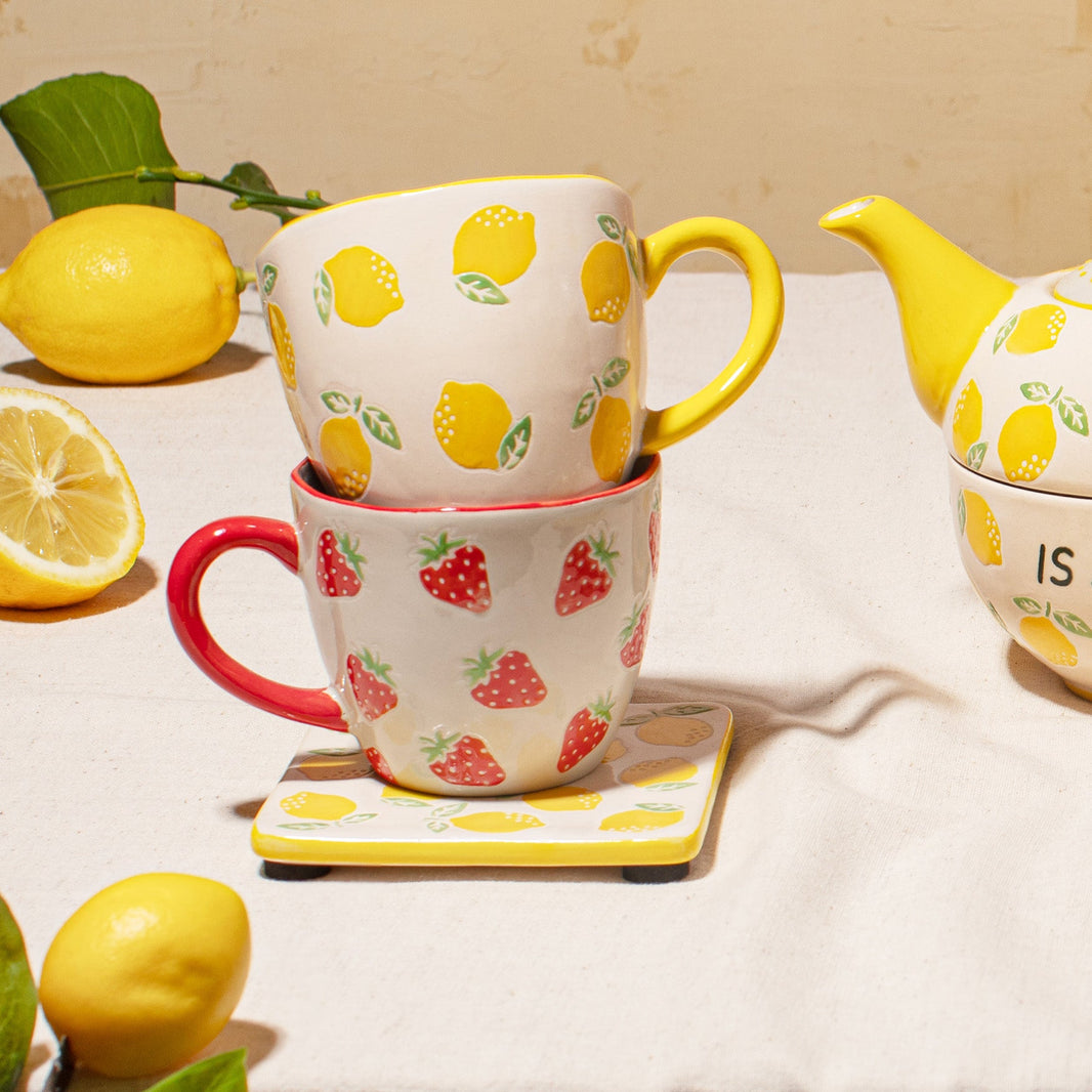 Red Strawberry Mug