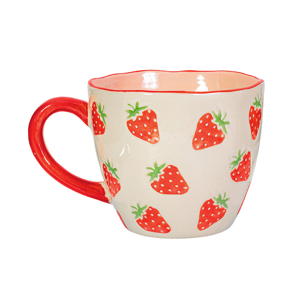 Red Strawberry Mug