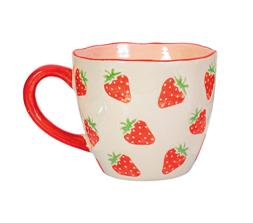 Red Strawberry Mug