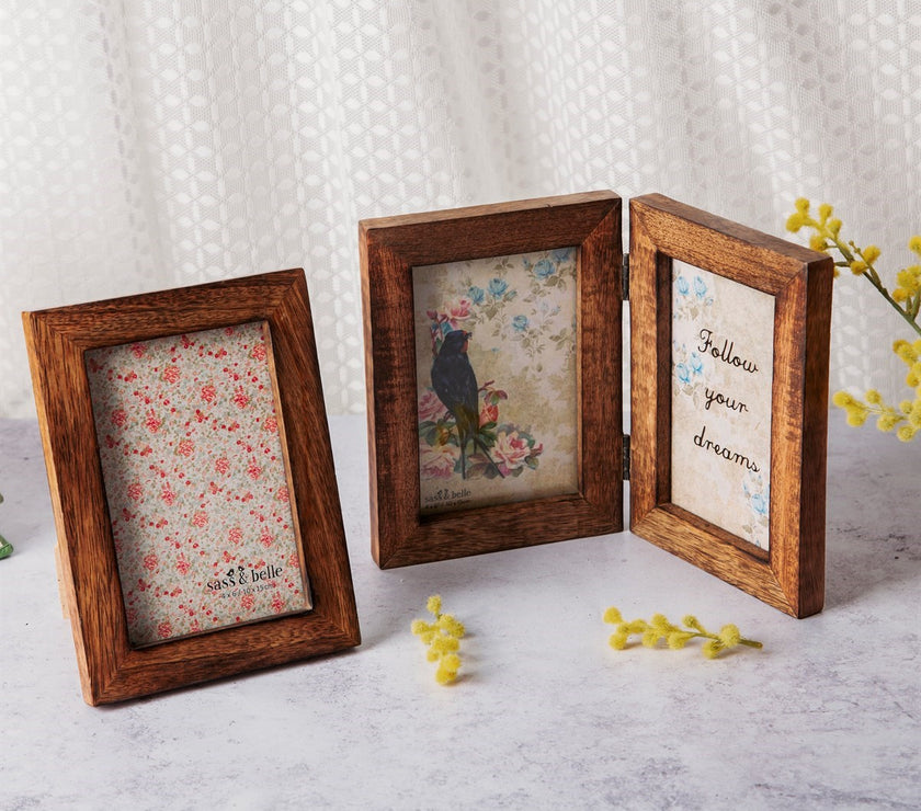 Dark Wood Photo Frame