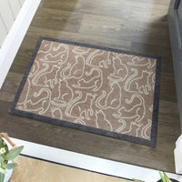 Cats Washable Nylon Doormat