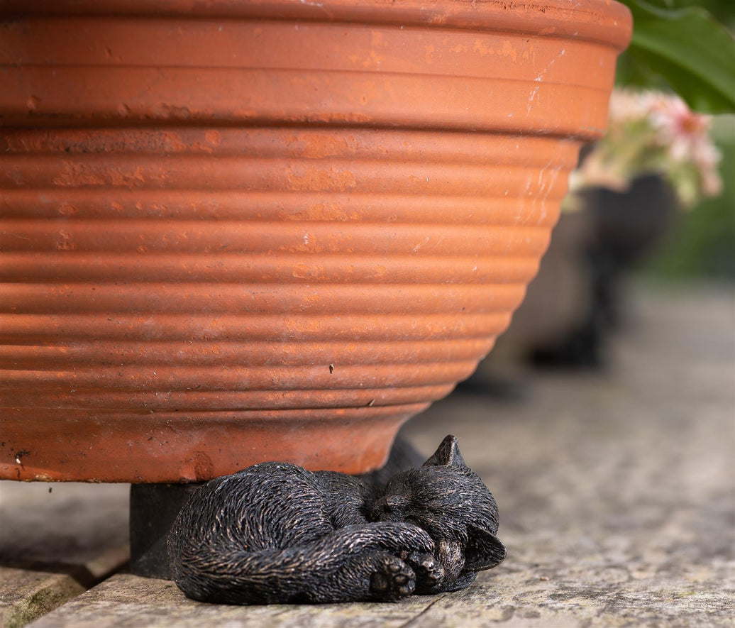 Sleeping Cat Plant Pot Feet – Set of 3