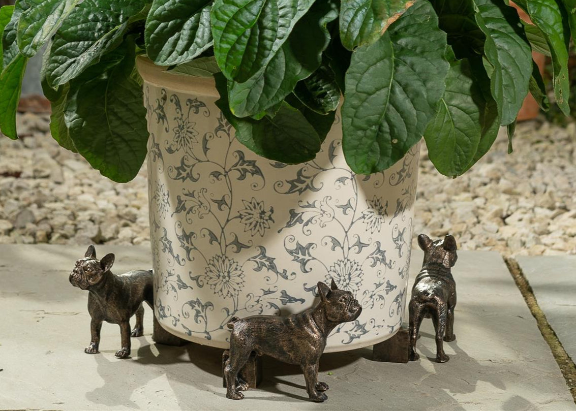 French Bulldog Plant Pot Feet – Set of 3