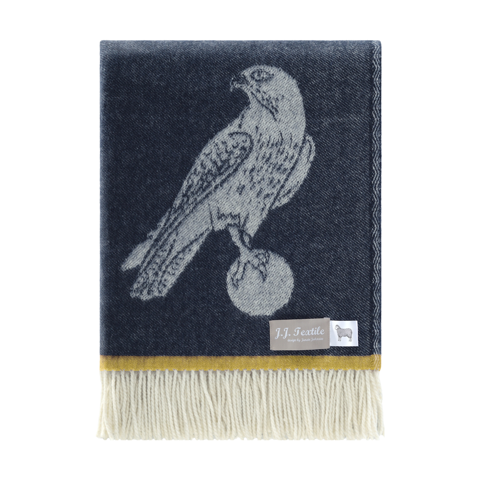 Falcon Design 100% Merino Wool Blanket