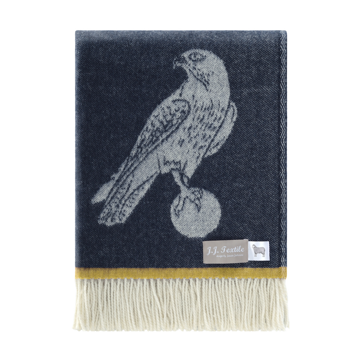 Falcon Design 100% Merino Wool Blanket