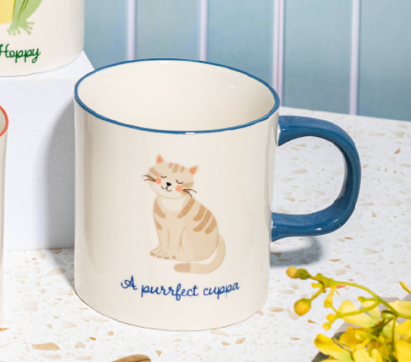 'A Purrfect Cuppa' Cat Mug