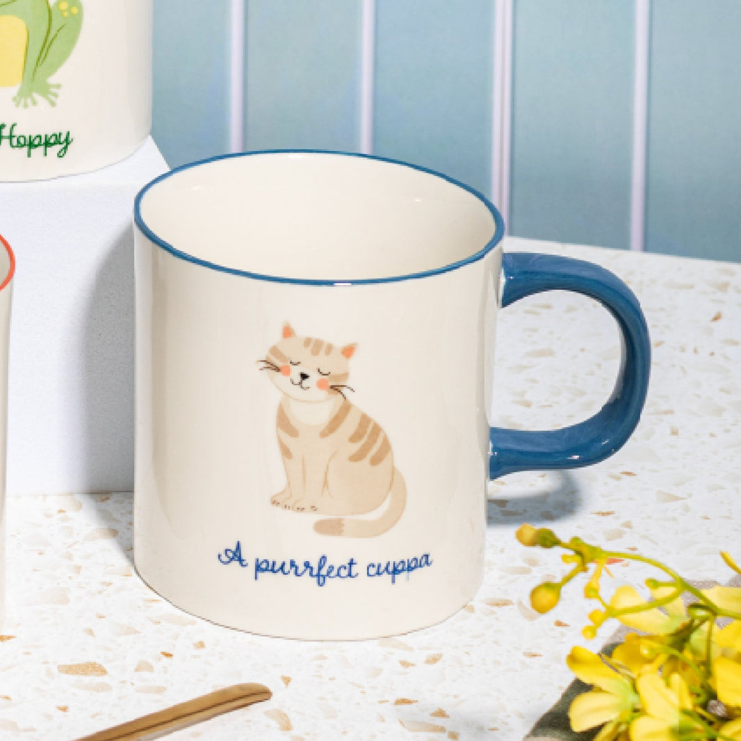 'A Purrfect Cuppa' Cat Mug