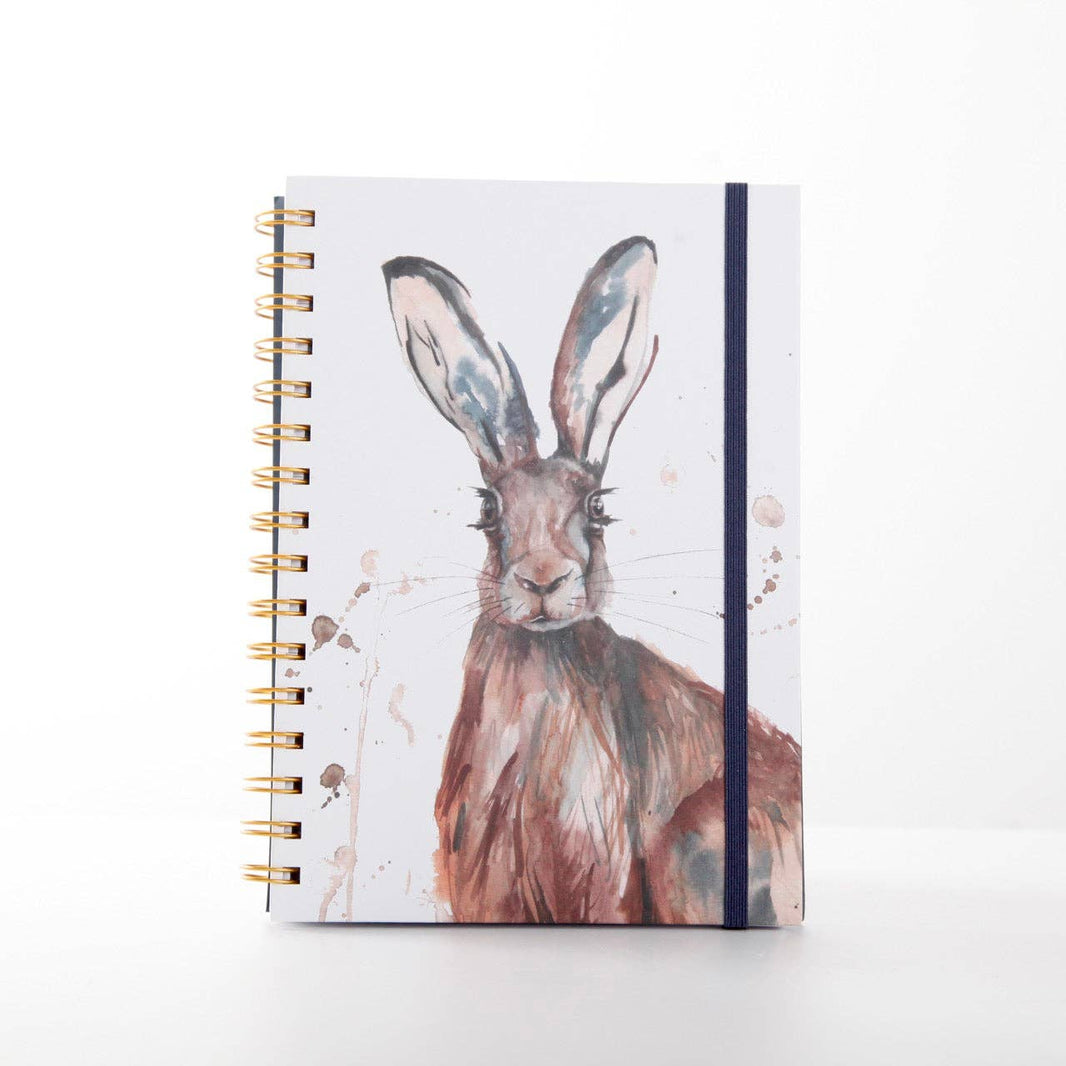 Hare Watercolour Design A5 Notebook