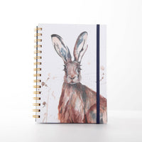 Hare Watercolour Design A5 Notebook