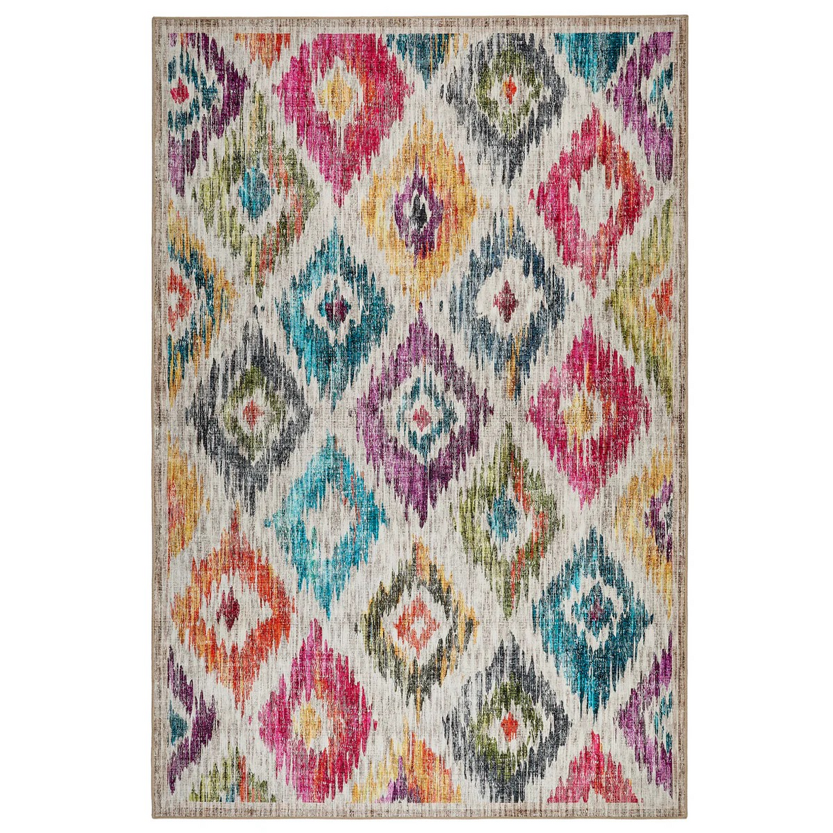 Hug Rug 'Painted Ikat' Eco-Washable Rug