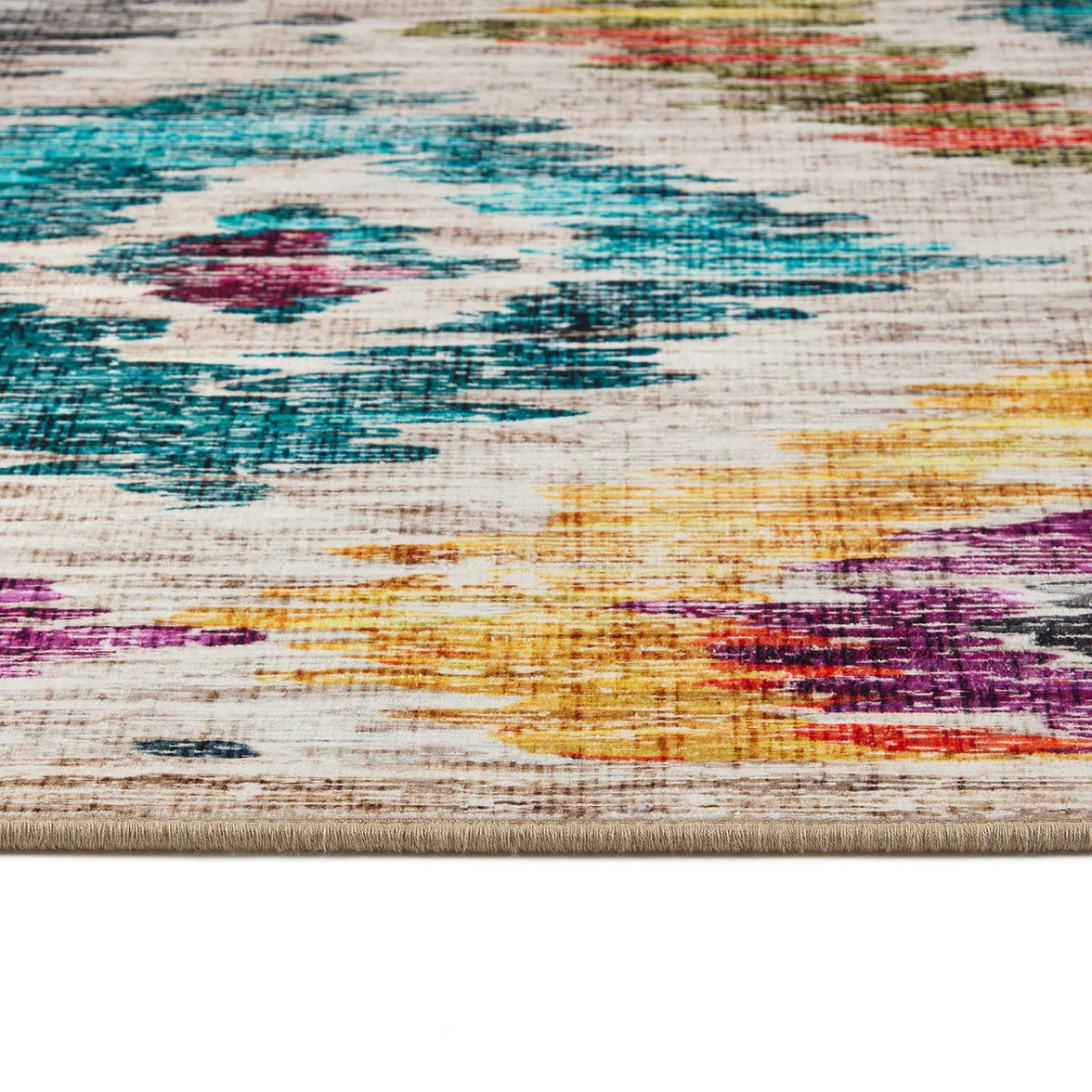 Hug Rug 'Painted Ikat' Eco-Washable Rug