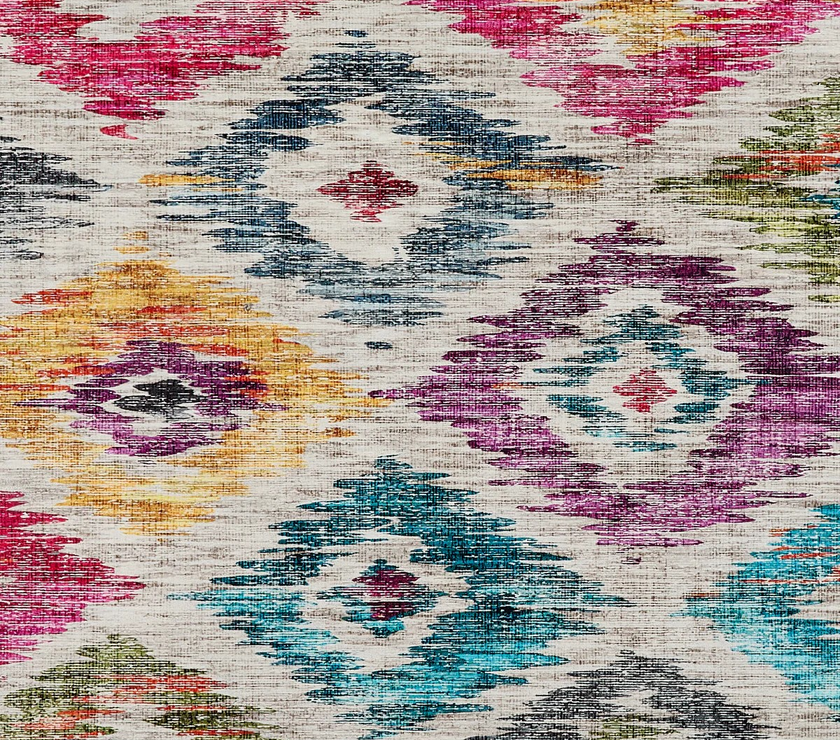 Hug Rug 'Painted Ikat' Eco-Washable Rug