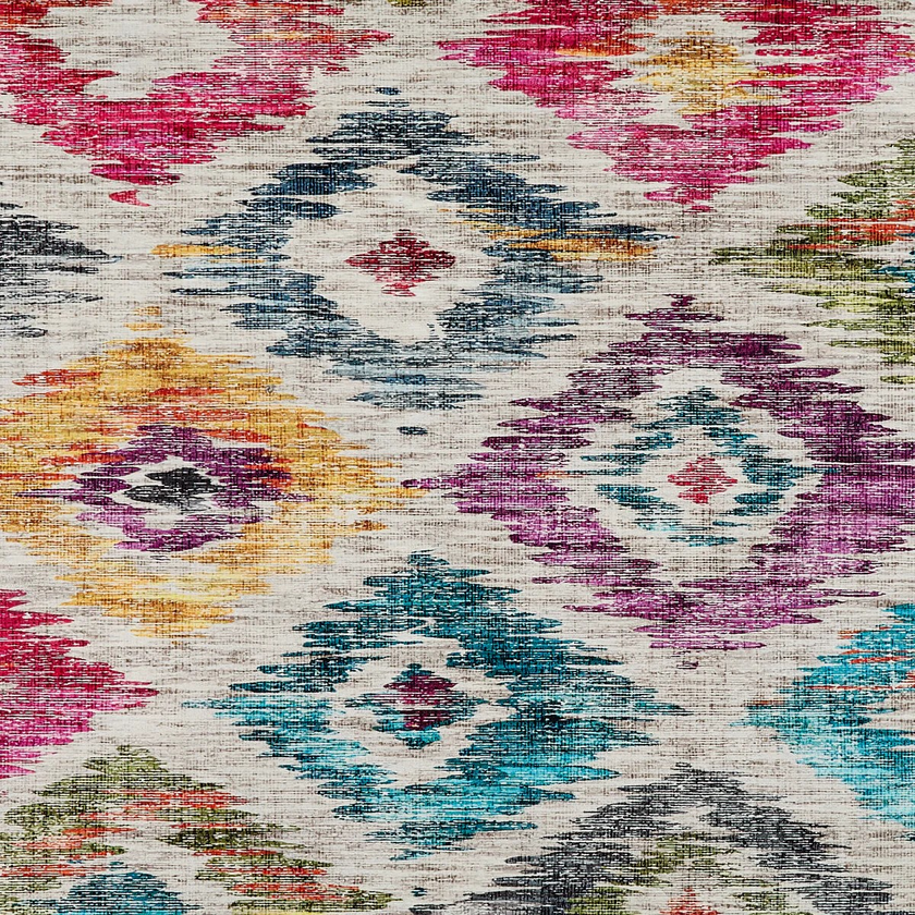 Hug Rug 'Painted Ikat' Eco-Washable Rug
